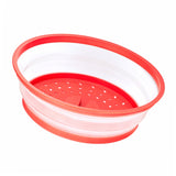 Pendeford Collapsible Plate Cover and Colander Dual Function Space Saving Design