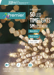 Premier Multi Action Battery Operated Timelights LED Christmas Lights With Timer