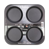 Pendeford I-Bake Yorkshire Pudding Tray 4 Cup  Pudding Tray Nonstick Coating Even Heat Distribution Ideal for Perfect Yorkshire Puddings