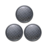 Pizza Pan 33cm Non-Stick Baking Round Oven Vented Crisper Dish Coating Holes