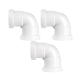 MaKe Push-fit 90° Plastic Bend 40mm, White