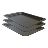 12 Inch Non-Stick Baking Sheet Set – Oven Baking Tray for Cookies, Biscuits & Roasting, Durable Carbon Steel Non Stick Oven Tray