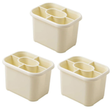 Addis Cutlery Drainer Plastic Kitchen Organiser With Removable Compartment Linen