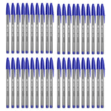BIC Cristal Medium BallPoint Pens Smudge-free 1.0MM Biros Blue Pen Office