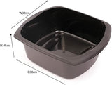Addis Large Washing Up Bowl 9.5L Capacity, Ink Blue – Durable Plastic Kitchen Sink Bowl, Spacious Dishwashing Basin for Cleaning Dishes & Food Prep