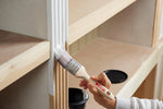 ProDec 3 piece Premier Oval Trade Professional Synthetic Brush Set Ideal for Painting Skirting Board, Architrave and Other Curved or Moulded Surfaces, Contains 1, 1.5, 2 inch Brushes