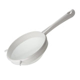 Probus Fackelmann White Plastic Sieve 15cm - 19cm Strainer, Large, Fine Mesh, White