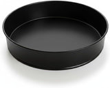 Non Stick Round Cake Tin 10 Inch – Carbon Steel Round Baking Pan for Layer Cakes,Birthday,Weddings, Sponge, Cheesecake & Dessert Baking, Durable Non-Stick Oven Cake Tray