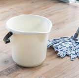 Addis Linen Bucket 9L with Grip Handle | Durable Household Cleaning Bucket | Strong Plastic Water Bucket for Home, Laundry & Cleaning