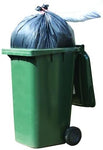 TIDY  Roll of wheelie Bin liners extra-Tuff Strong & Secure Large Dustbin Liners Tear Resistant Waste Rubbish Black Bags 300L
