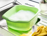 Addis Rectangular Washing Up Bowl 9.5L Plastic Durable Kitchen Sink Basin