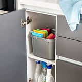 Addis Kitchen Caddy Black, Metallic, White /Grey - For Everyday Kitchen Food Waste Compost Caddy Bin Made With  Recycled Materials