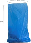 Tidyz Extra Thick Blue Rubble Sacks Builders Rubbish Waste Heavy Duty Strong Bags High Strength - Roll 10