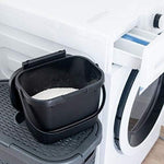 Addis Kitchen Caddy Black, Metallic, White /Grey - For Everyday Kitchen Food Waste Compost Caddy Bin Made With  Recycled Materials
