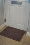 Groundsman Basic Ribbed Indoor Doormat 50 x 80cm Various Colors Blue Anthracite Dark Brown Light Grey