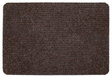 Groundsman Basic Ribbed Indoor Doormat 50 x 80cm Various Colors Blue Anthracite Dark Brown Light Grey