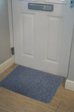 Groundsman Basic Ribbed Indoor Doormat 50 x 80cm Various Colors Blue Anthracite Dark Brown Light Grey