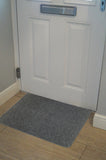 Groundsman Basic Ribbed Indoor Doormat 50 x 80cm Various Colors Blue Anthracite Dark Brown Light Grey
