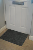 Groundsman Basic Ribbed Indoor Doormat 50 x 80cm Various Colors Blue Anthracite Dark Brown Light Grey