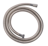 Croydex 1.5m & 1.75m Amalf Hose Stainless Steel Replacement Flexible Chrome Long Bathroom Pipe