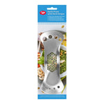 Tala Garlic Press and Herb Stripper, Stainless Steel, Easy Clean, No Waste Garlic Crusher, Food Prep Essential, Metallic Silver