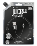 Juice 3m Round Lightning Fast Charger Cable Lead For iPhone 14 13 12 11 X 7 8 Charging Sync Connector Devices, Coral, Black, White