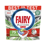 Fairy Platinim Plus All In One Lemon Giga Pack P & G & Original Dishwasher Tablets Capsules - 75 count washing Household Pack Scented Fragrance All In One for Sparkling Clean Dishes