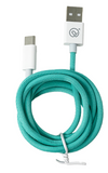 Extrastar Type C Charging Data Cable  Compatible with Most Smart Devices 1.2m Pink, Black, Blue, White