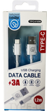 Extrastar Type C Charging Data Cable  Compatible with Most Smart Devices 1.2m Pink, Black, Blue, White