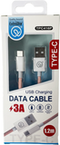 Extrastar Type C Charging Data Cable  Compatible with Most Smart Devices 1.2m Pink, Black, Blue, White