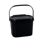 Addis Kitchen Caddy Black, Metallic, White /Grey - For Everyday Kitchen Food Waste Compost Caddy Bin Made With  Recycled Materials
