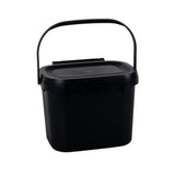Addis Kitchen Caddy Black, Metallic, White /Grey - For Everyday Kitchen Food Waste Compost Caddy Bin Made With  Recycled Materials