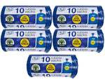 Tidyz Extra Thick Blue Rubble Sacks Builders Rubbish Waste Heavy Duty Strong Bags High Strength - Roll 10