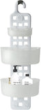 Adjustable Plastic Hanging Shower Caddy - Slate
