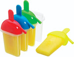 Chef Aid Sipper-Style Plastic Ice Lolly Moulds Set - Multi-Colour (Set of 4)