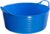 Tubtrugs 15 Litre Small Shallow Flexible Storage Tub - Blue | Multi-Purpose Home & Garden Organiser