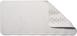 Croydex Rubagrip Bath Mat - White Large, Medium Vacuum Suction  Liner For Bathrooms