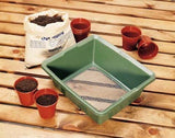 Garden Sieve Plastic Fine Mesh Sieve Green Mesh Stone Debris Sifter Riddle Riddler Soil