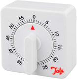 TALA Kitchen Timer, White, Regular  1 Hour/60 Minutes Count Down Alarm Reminder Square Kitchen Timer, Wind Up Mechanical Timer, Adjustable Egg Timers for Cooking Timing, Baking Boiling,Home,White