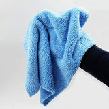 Rapide Edgeless Microfibre Detailing Cloth,Super Absorbent Car Care Wash Buffing Cloth for Detailer,Cleaning Towel