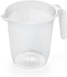 Addis Measuring & Mixing Kitchen Jug With Handle 1000ml Clear Plastic 1Litre