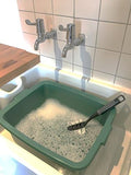 Addis Washing Up Bowl Utility Butler for Belfast Sinks, Sage Green – Large Plastic Kitchen Sink Bowl, Durable Dishwashing Basin