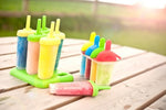 Chef Aid Sipper-Style Plastic Ice Lolly Moulds Set - Multi-Colour (Set of 4)
