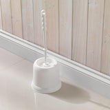 Addis Toilet Brush & Holder Bathroom WC Set Cleaning Brush Open Holder White