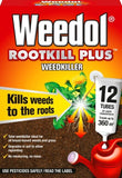 Weedol Rootkill Plus Liquidose Weed killer Path And Patio Kill 3 Tubes- 18 Tubes