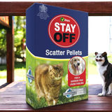 2 x Cat Repellent Vitax Stay Off Was Scent Off Pellet Dog Repellent 55g