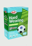 Doff Hardwearing Lawn Seed With Procoat Fast Acting Durable Food Feed 500g - 1kg