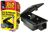 Big Cheese STV213 Rat & Mouse Bait Station Durable Lockable Reusable Bait Trap 