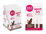 Pride & Groom Flea and Tick Spot On Treatment & Collars for Kitten Cats or Dogs