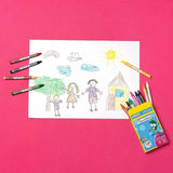 Art Set Kids Children Colour Pencils Crayons Drawing Painting Art & Crafts 64pcs